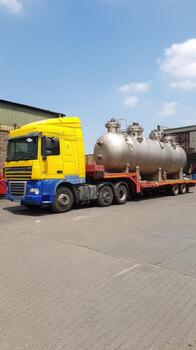 A large truck with a large tank on it photo