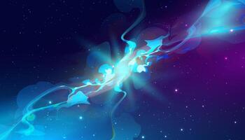 Colorful abstract cosmic artwork vector
