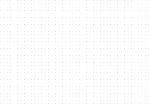 Pattern texture for bullet journal. Dotted squared grid graph paper template for notebooks. Wide printable graphic design sheet. Blue dotted simple background. vector