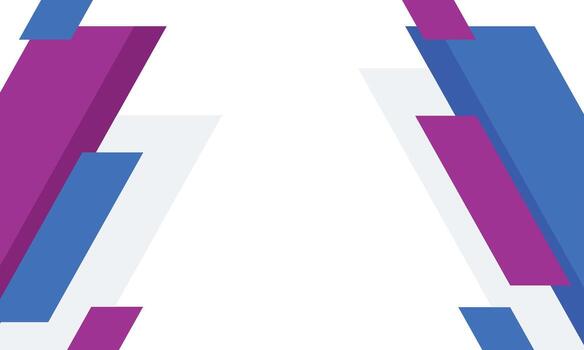 Abstract background with a dynamic frame of blue and purple geometric shapes suitable for websites and business presentations vector