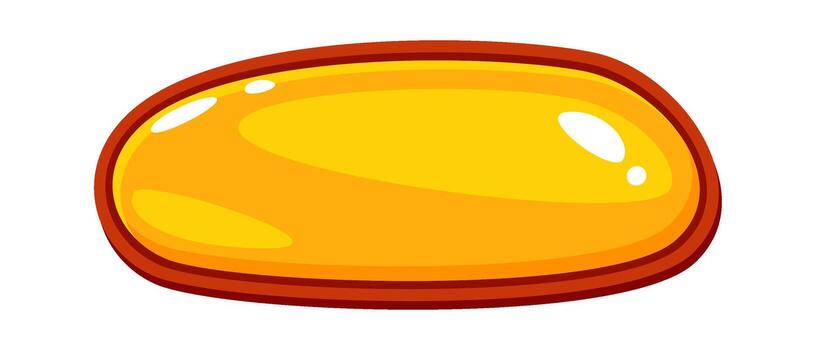 Oval Web Game Button vector