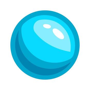 lustroso redondo botón vector