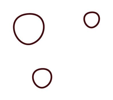 forrado burbujas icono vector