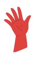 humano mano ilustración plano ilustración icono vector