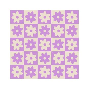 resumen maravilloso flor modelo icono vector