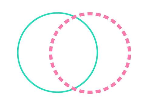 Linear Rounded Element Icon vector