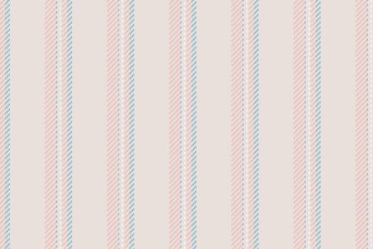 Sure stripe texture fabric, faded pattern seamless. Willow background textile lines vertical in white and light colors. vector