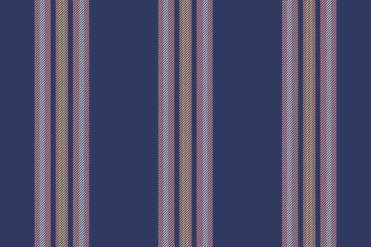 Sown background lines texture, warm textile vertical stripe. Pparse pattern fabric seamless in blue and red colors. vector