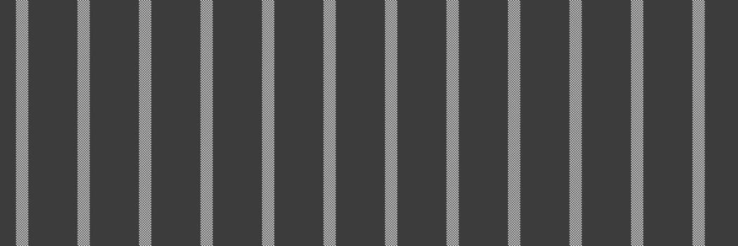 Gut out textile seamless , large pattern lines texture. Nablecloth background fabric stripe vertical in grey and white colors. vector