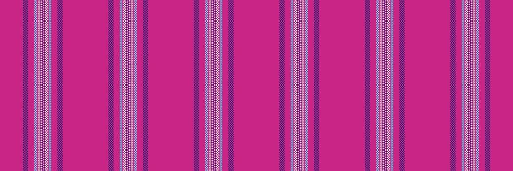Pide seamless stripe background, african fabric vertical lines. Peb pattern textile texture in pink and indigo colors. vector