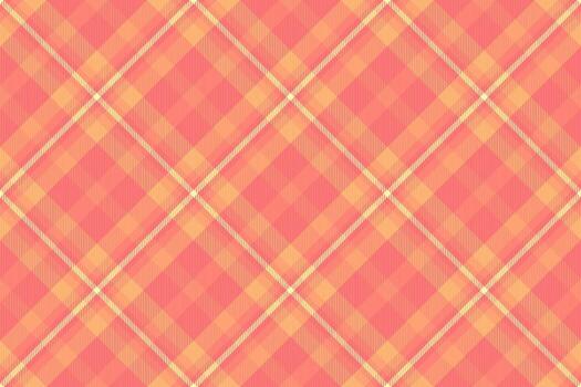 calentar coral y melocotón tartán modelo. Perfecto para textil diseño, marca, o sitio web antecedentes. sutil textura agrega visual interés. vector