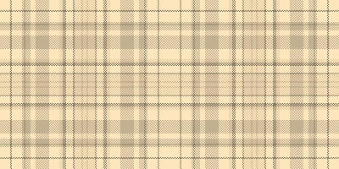 sutil beige y gris pardo tartán modelo. Perfecto para textil diseño, sitio web antecedentes, o elaboración proyectos evoca sentimientos de calor, comodidad, y rústico encanto. versátil y elegante neutral tono. vector