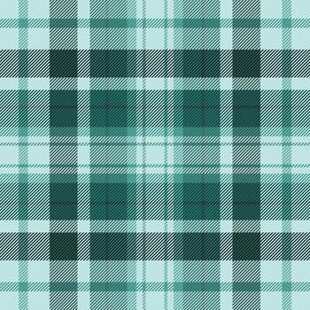 Elegant teal and green plaid pattern. Perfect for textile design, website backgrounds, or crafting projects. This subtle yet sophisticated texture evokes feelings of calm and tradition. vector