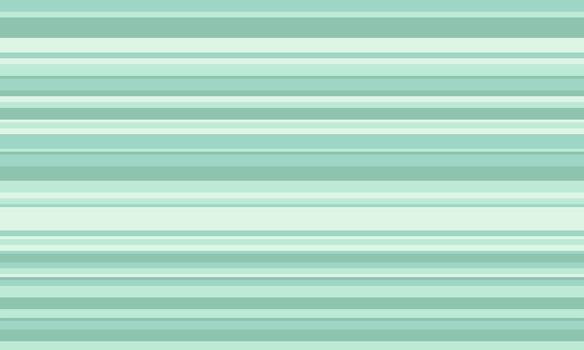 Serene horizontal stripes in soft mint green shades create a calming, minimalist background perfect for websites, presentations, or print designs. vector