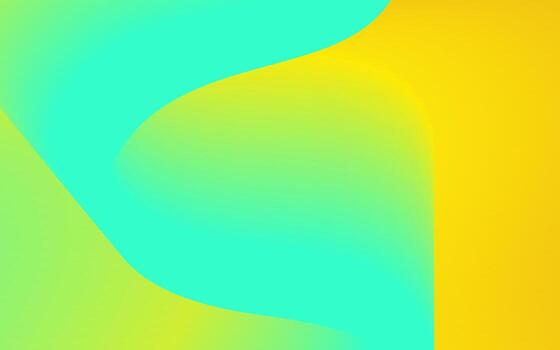 Abstract gradient background design in yellow and teal vector