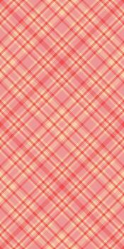 Soft coral and peach diagonal plaid pattern. Perfect for textile design, scrapbooking, website backgrounds, or any project needing a gentle, textured feel. vector