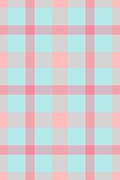 Canvas textile seamless pattern, panel fabric texture . Abstract background tartan plaid check in light and red colors. vector