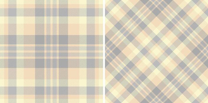 Elegant tartan patterns showcase traditional textile design with a calming color palette. Ideal for backgrounds, fabrics, or any design needing a classic touch. vector