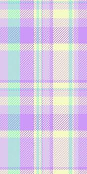 Cross check tartan background, majestic textile seamless plaid. Calm fabric texture pattern in light and violet colors. vector