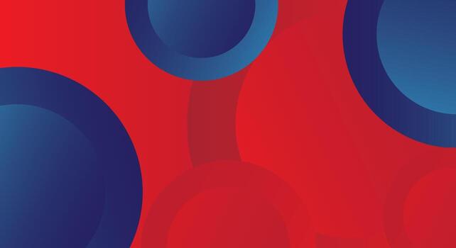 degradado rojo antecedentes con azul circulo modelo vector
