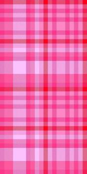 Tie seamless fabric pattern, countryside plaid tartan background. Customizable texture check textile in pink and light colors. vector