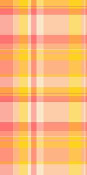 Soft pastel plaid pattern in peach, yellow white. Ideal for textile design, website backgrounds, or any project needing a cheerful, subtle texture. Evokes feelings of warmth, optimism spring. vector
