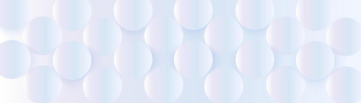 Soft white circles on a light background vector