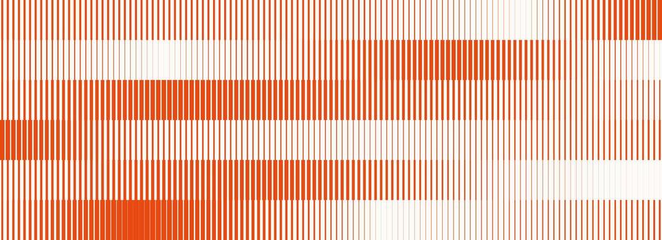 Striped halftone gradient texture. Fading line gradation background. Repeating strip pattern backdrop. Orange red parallel lines wallpaper. Halfton patern overlay. Doppler effect concept vector