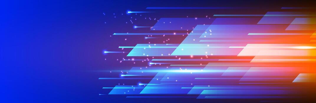 Abstract colorful background with light streaks vector