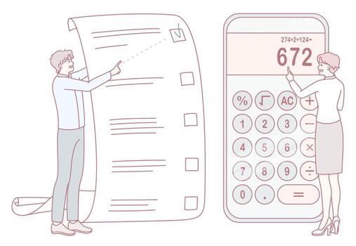 Business Calculation and Inventory Management Systems for Enhanced Operational Efficiency vector