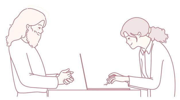 Effective Collaboration and Communication Within a Digital Workspace Environment for All Users vector