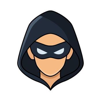 the hacker illustration vector
