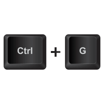 control y g, ilustración teclado botón en oscuro color y transparente antecedentes png