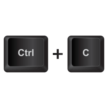 ctrl e c,ilustração teclado botão em Sombrio cor e transparente fundo png