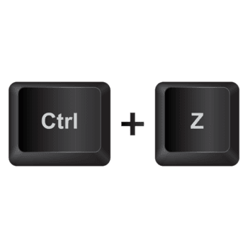 Ctrl and Z,illustration Keyboard Button on dark color and transparent background png
