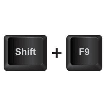 Shift F9,illustration Keyboard Button on dark color and transparent background png