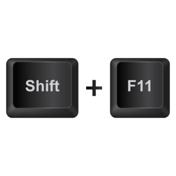Shift F11,illustration Keyboard Button on dark color and transparent background png