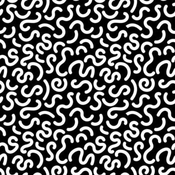 An Abstract Black and White Curvy Pattern Design that is ideal for Modern Visuals and Aesthetics vector