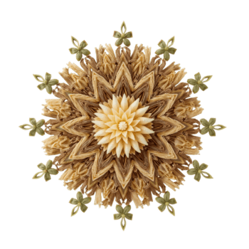 intrincado massa mandala irradiando artístico padrões em uma avião fundo png