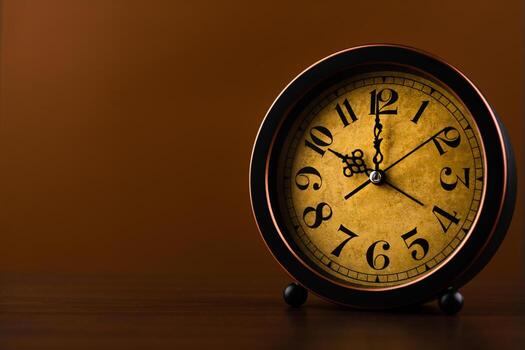Time and the workings of time that stop. High quality studio shot of a clock. Time and time photo