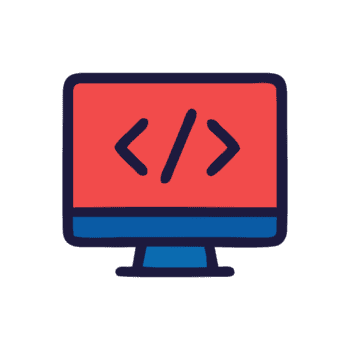 main tiré ordinateur écran codage illustration la toile développement conception élément png