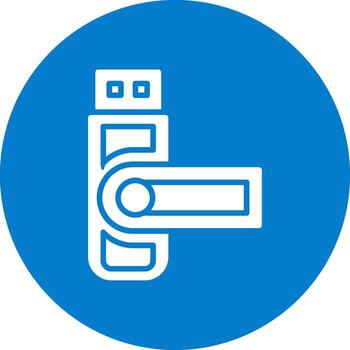 Pendrive Digital Tech Element vector