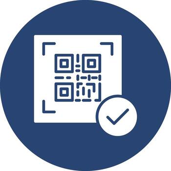 qr código tecnología estilizado formar vector