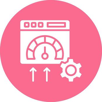 Medium speed Smooth App Visual vector