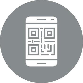 qr código degradado estilo elemento vector