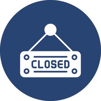 Closed User Interface Mark vector