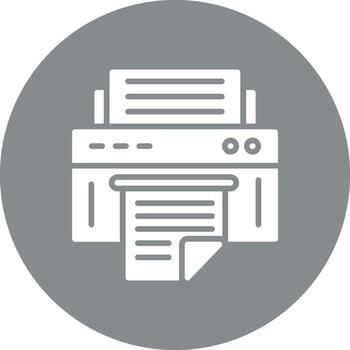 impresora mínimo ui elemento vector