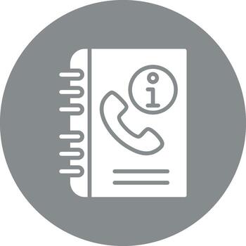 Phone Book Sharp Edge Visual vector