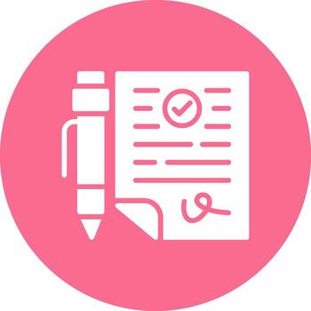 aprobación codificado ui símbolo vector