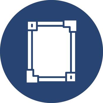 Frame Vibrant Visual Object vector